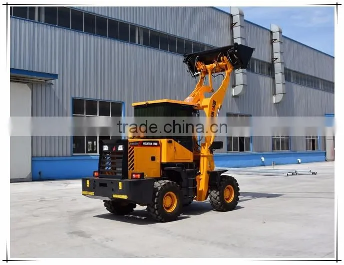 Promotion price 1.5Ton Log grapple Fork Wheel Loader