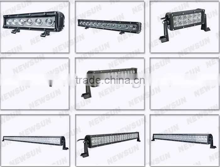 Newsun Off Road J eep 15" Inch LED Light Bar-108 Watt UTV ATV Side By Side Similar to Rigid E Series Polaris Razor RZR ATV