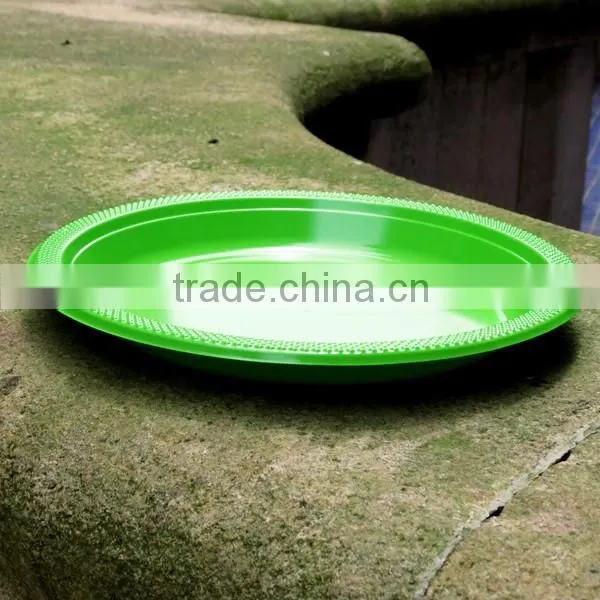 6/7/9/10/12 inch Coloful disposable plate PS material