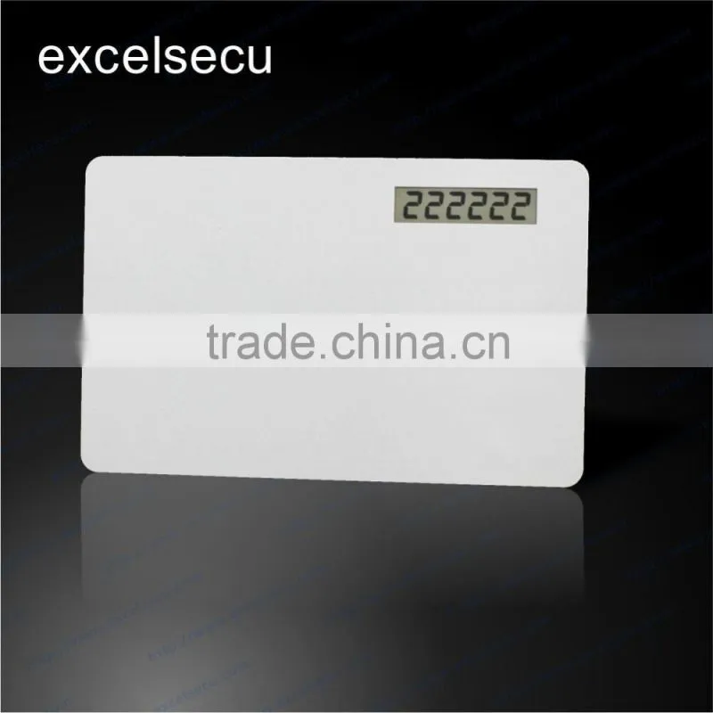 Blank contact ic card SLE442 chip with 2 Track Magnetic Stripe 8mm wide multipurpose card