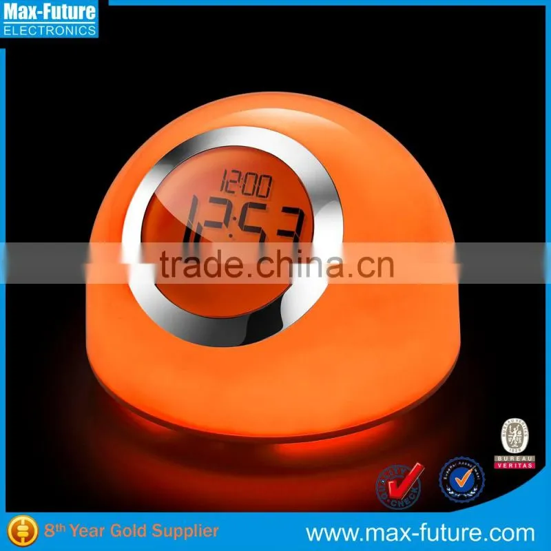 Multicolor Color and led brightness with Alarm Clock Snooze function