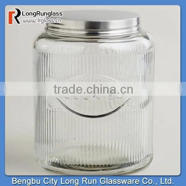 LongRun 6oz Round Spice Jars with Metal Shaker Lids Set of 4 New Design Glassware with OEM Design