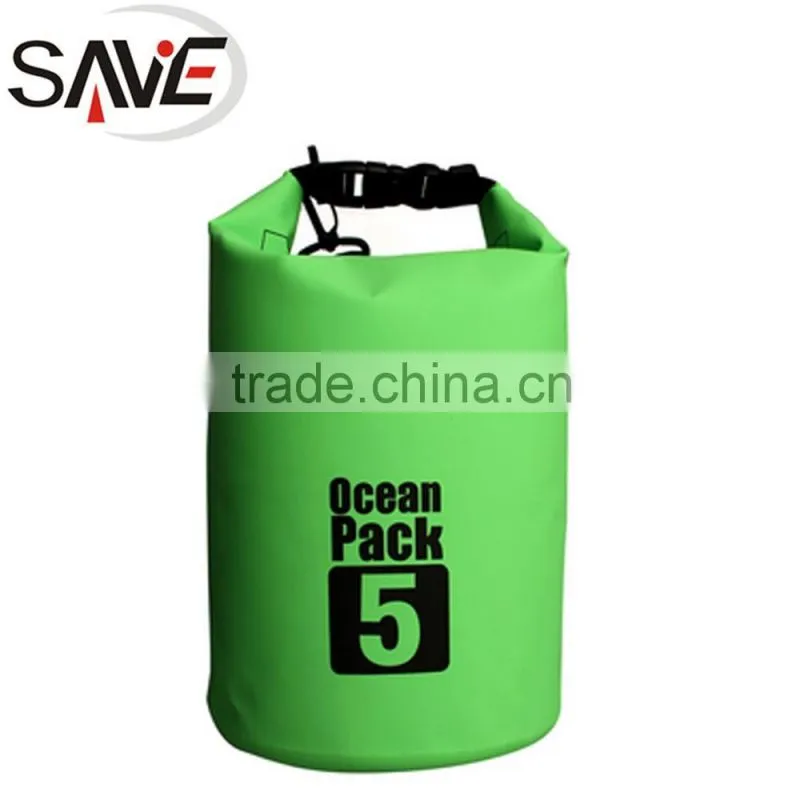 Trade Assurance China Wholesale Latest Sport 5L 500D PVC Tarpaulin Waterproof Outdoor Dry Bag