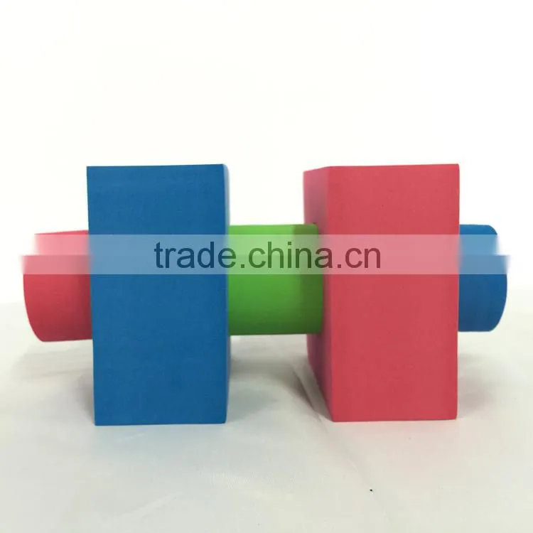 Melors Pre-school Toy colourful Building EVA Foam Block with printing and Variouse Shapes for kids Foam Toys