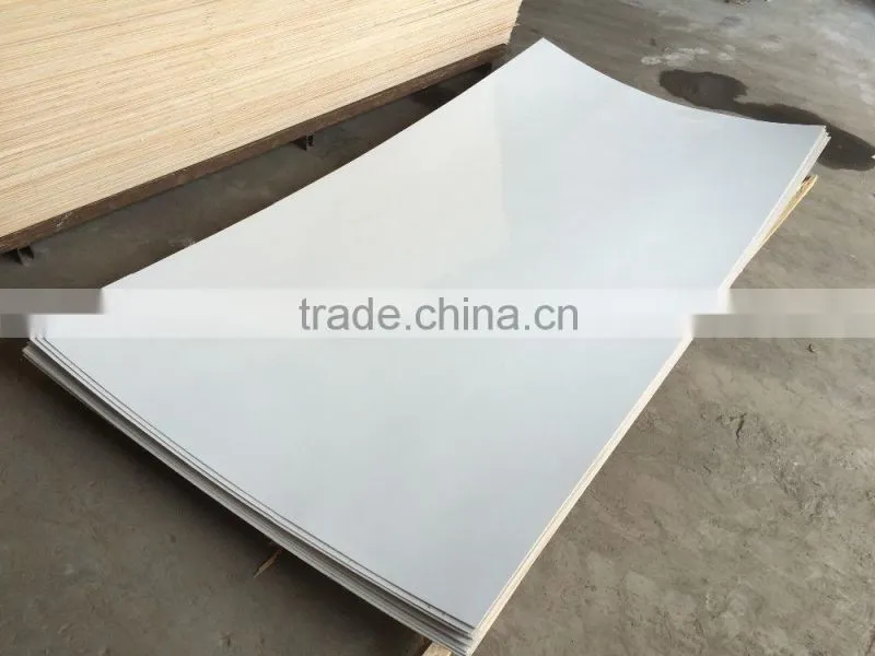 White Polyester Plywood/Melamine Plywood