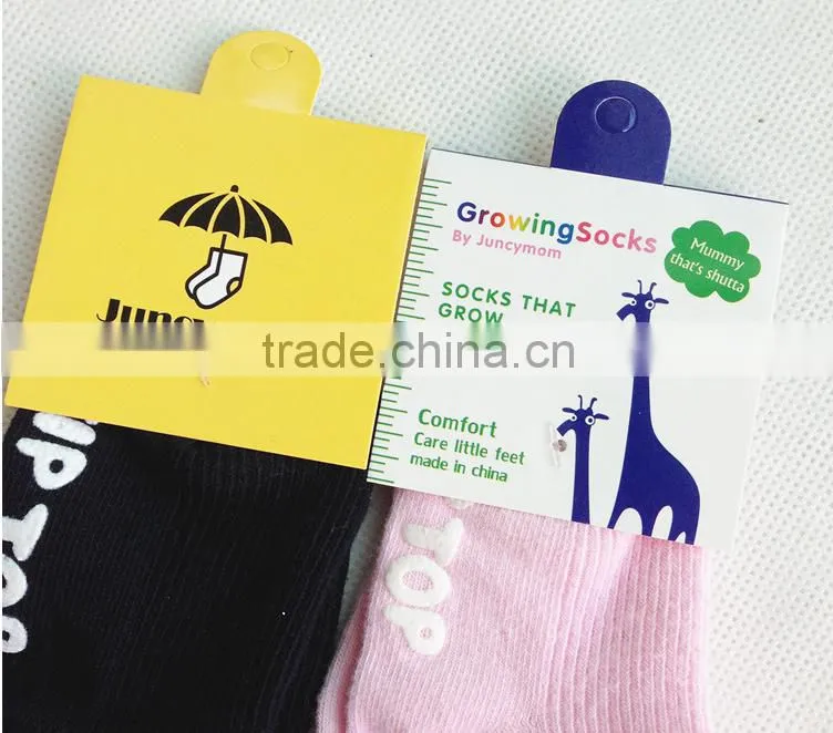 Customerized hangtag paper tag printing sock header card