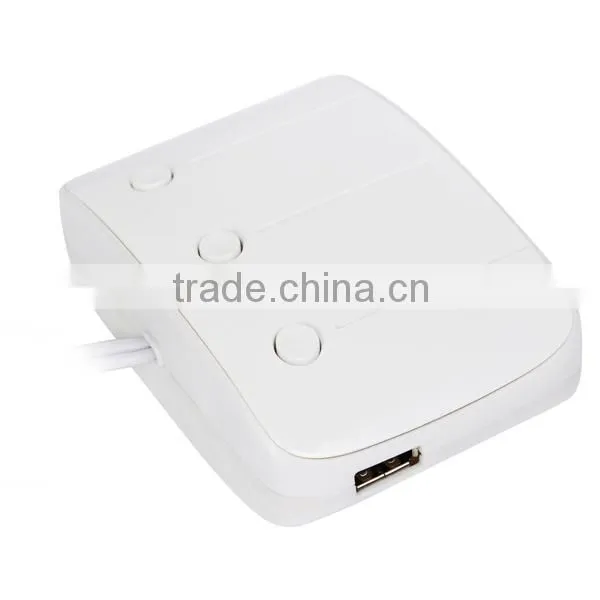 Universal 3 socket car lighter plug adapter customized logo