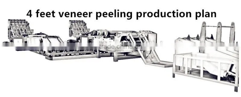 2600mm automatic core veneer face veneer log peeler/plywood veneer production line/face veneer machine