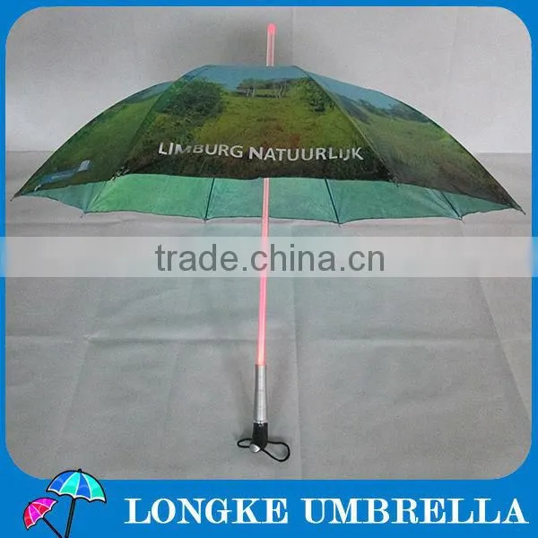 Shangyu skifull umbrella manufacturer modern design LED umbrella for long time use