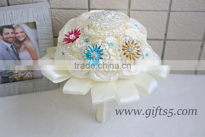 Graceful Wedding Brooch Bouquet Beaded Bouquet Bridal Bouquet