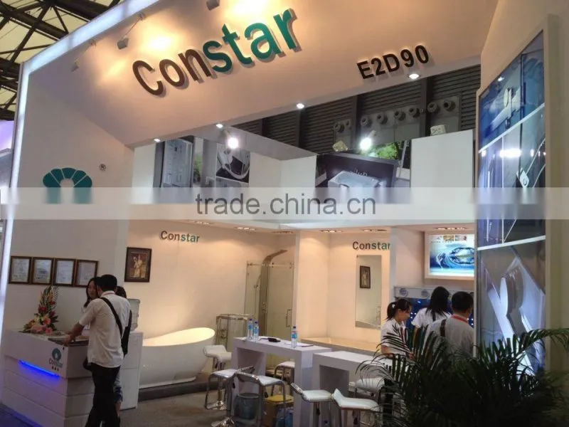 2016 new Constar Complete shower room round shape aluminium alloy frame complete shower room