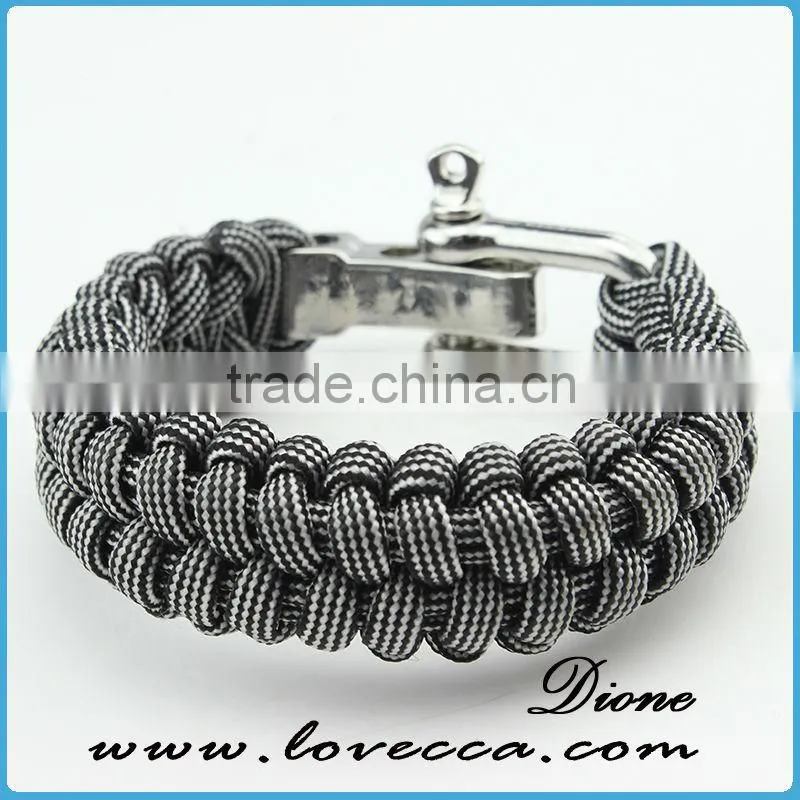 hot sale outdoor survival bracelets paracord survival bracelets