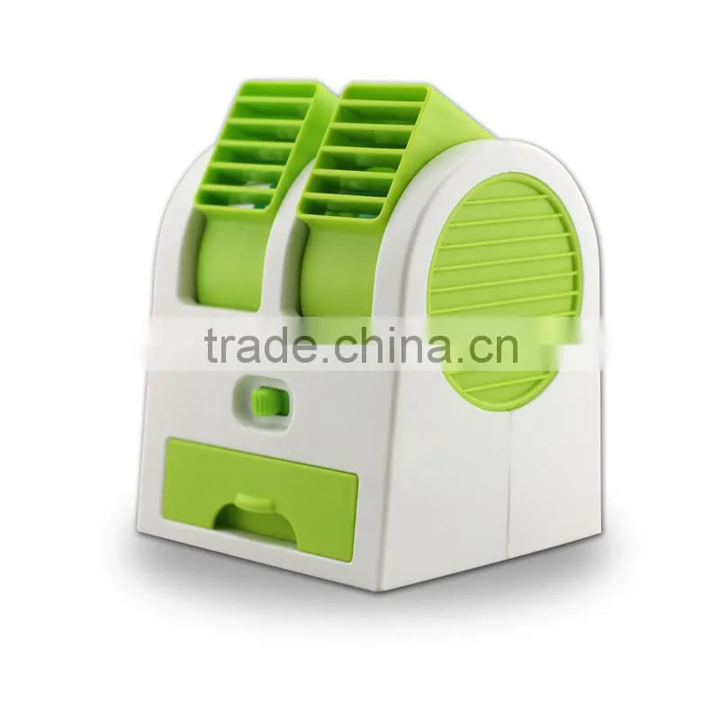 NEWEST 2 Outlet Portable Mini USB Fan DC 5V