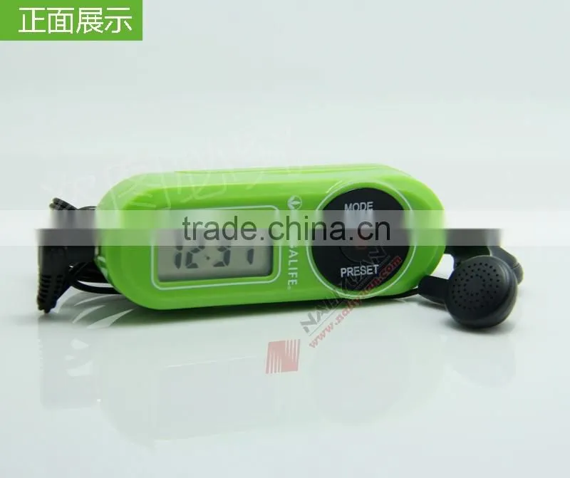 New hot sale cheap alarm clock FM radio