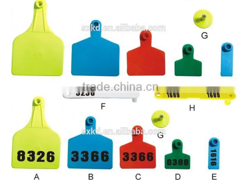 Factory Outlet veterinary TPU animal ear tag