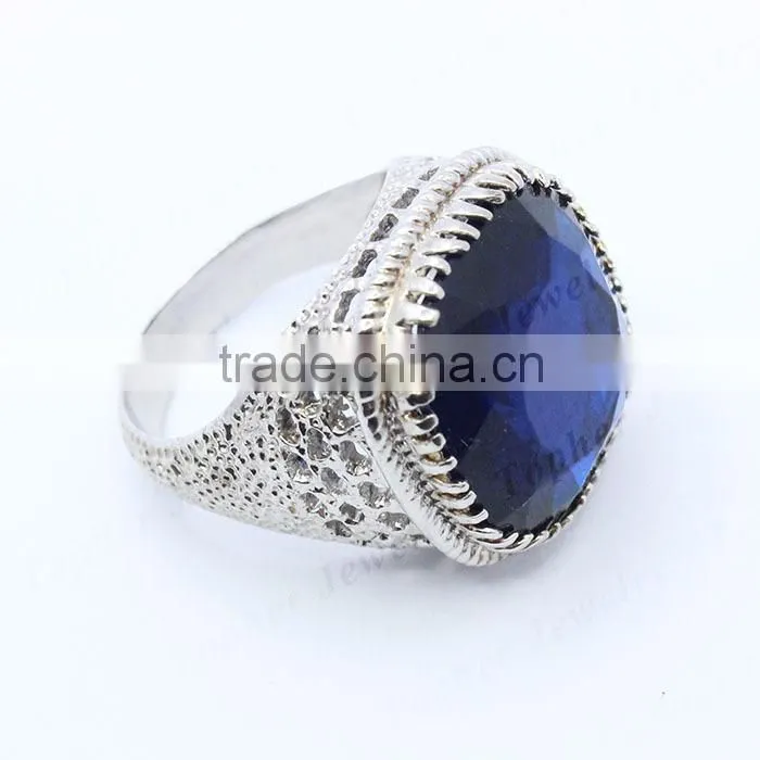 Wholesale 925 silver one stone men ring designs