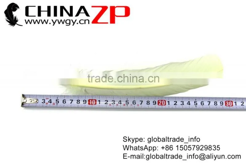 CHINAZP Crafts Factory Cheap Price Dyed Bleached White Solid Color Turkey Rounds Imitation Eagle Feather