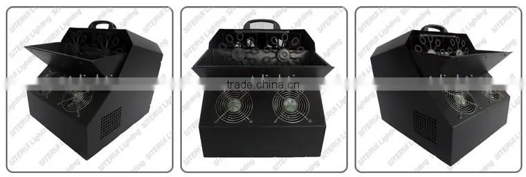 Professional Special stage 300W big double wheel bubble machine