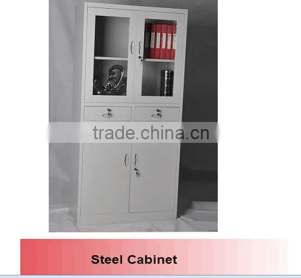 Laboratory Steel Sliding Glass Door Chemical Storage Cabinet, W900mm x D400~450mm x H1800~1900mm