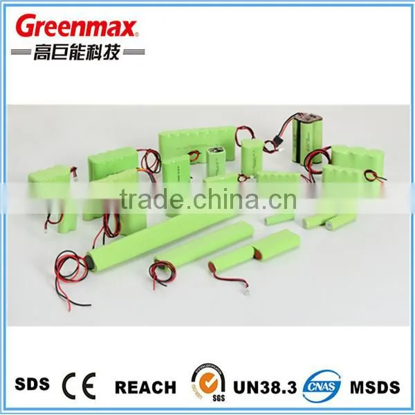 2/3AAA 300mAh Rechargeable Ni-mh 7.2v Battery