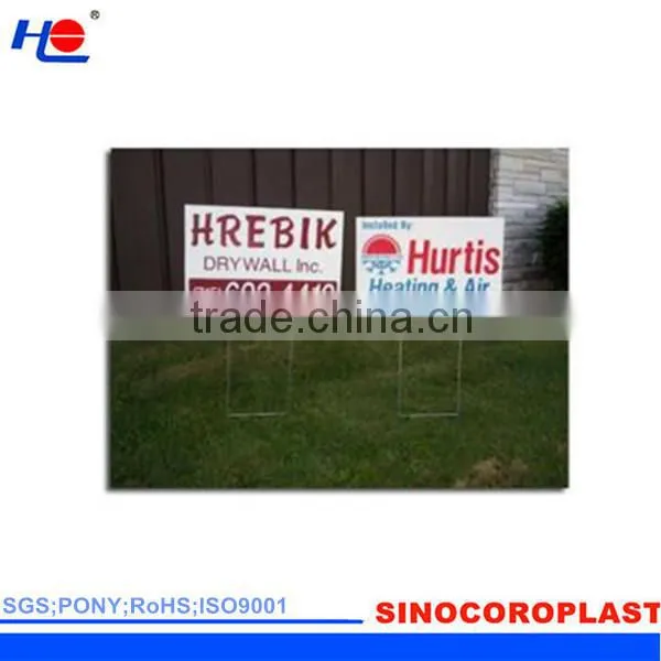 protection and anti-static plastic hollow chemical resistance signboard