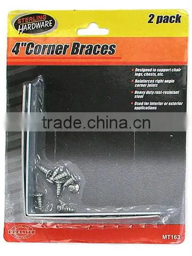 2pack 4" Corner Braces, Reinforcemnt Brace For One Dollar Item