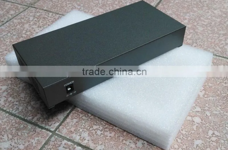 8 SFP fiber switch with 2 port10/100/1000Mbps TX uplink