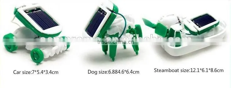 6 in1 robot educational DIY solar toy kit