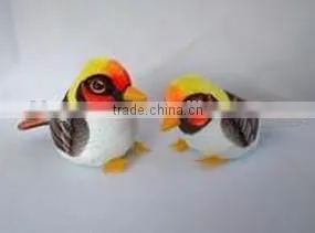 promotional gift plush toy o black magpie 3D printing plush magpie earthbag plush bird earthbag with beans 3D plush small bird