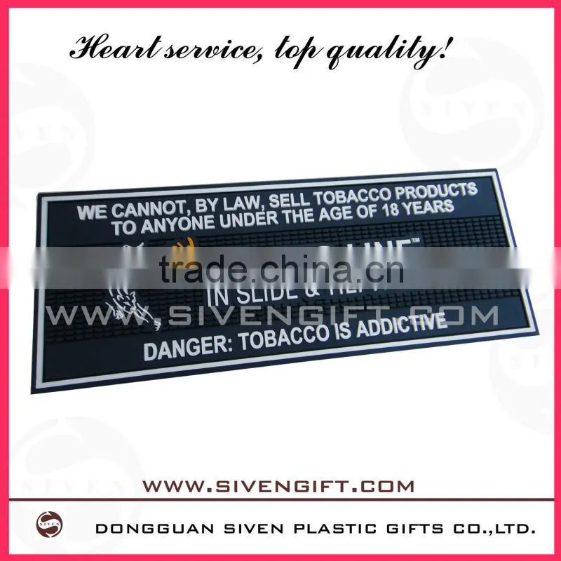 OEM personalzed neoprene pvc bar mat
