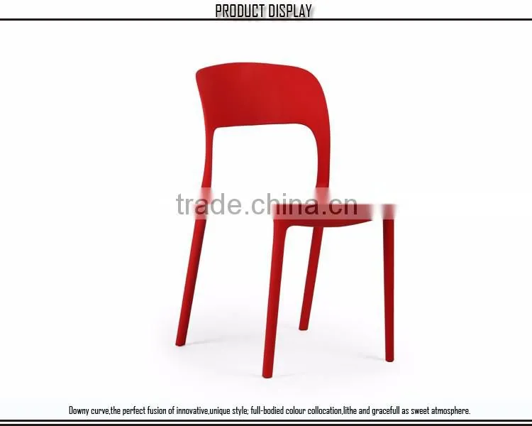 High Quality Factory Price Colorful Wholesale Leisure Plastic Chair