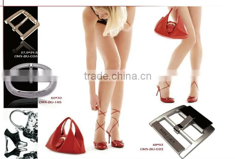 UK custom high quality shiny silver adjustable pin buckle
