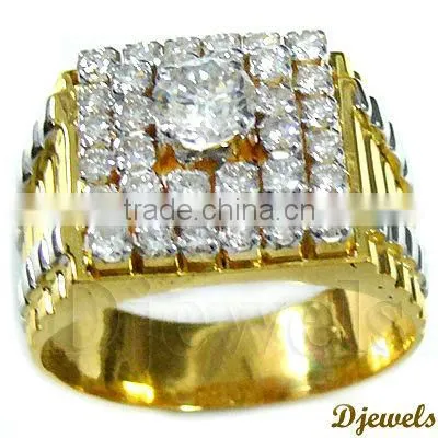 Diamond Gold Gents Rings, Diamond Wedding Rings, Rings Jewelry