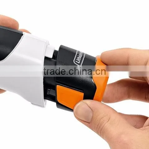 7.2V SHRUB SHEAR AND EDGING SHEAR Cordless Grass Shears - Handheld & Wheeled Extension Handle Hedge Trimmer with Rotating handle