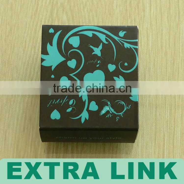 Magnetic Fashion Kraft Japanese Mini Folding Paper Jewelry Box Wholesale
