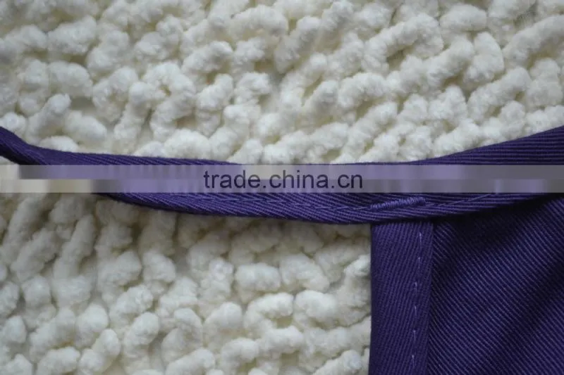 plain violet waiter apron