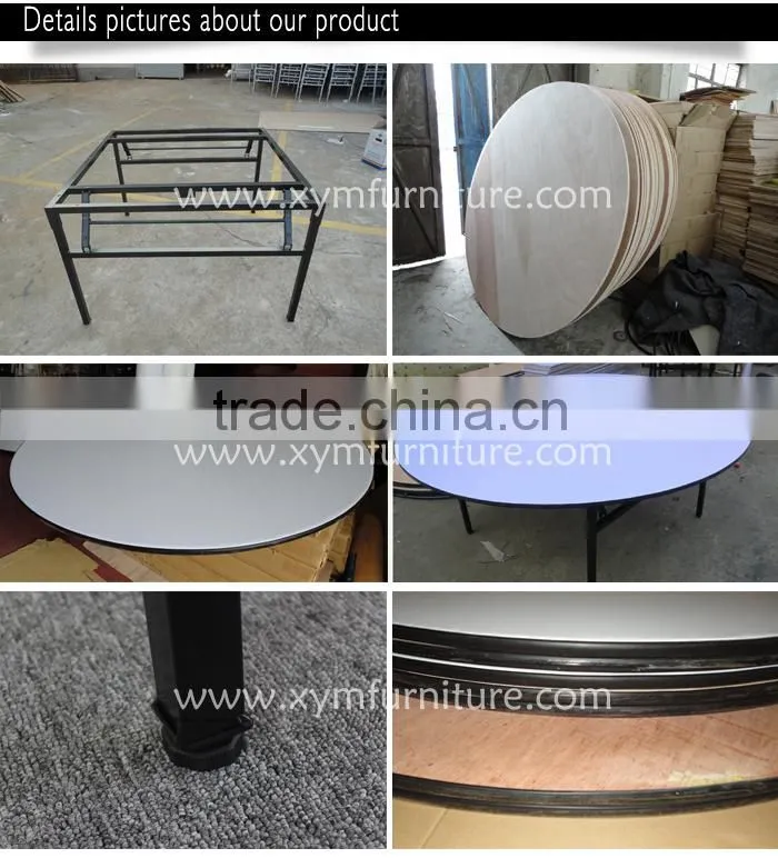 Modern Desigh Metal Space Saving RoundTable