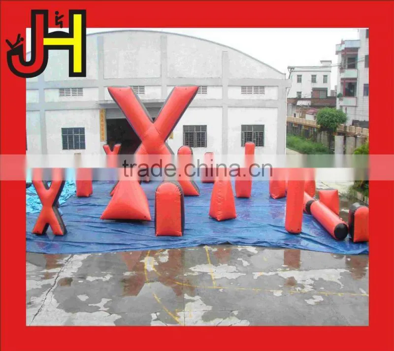 High Quality Laser Tag Game Inflatable Paintball Air Bunkers For Amusement