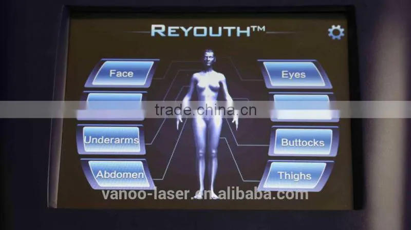 Deep heat rf vacuum anti cellulite machine