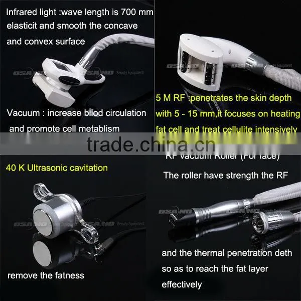 4 working handles slimming machine Liposuction vacuum beauty slim machine