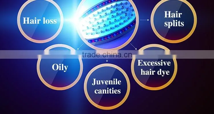 Plastic hair combs wholesale vibrating hair straightening oil 12ml tank hair growth comb