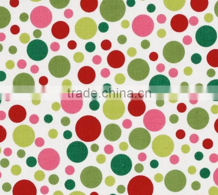 exporters of cotton multi color dot print fabrics