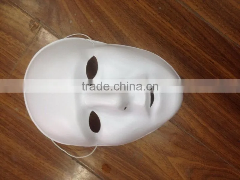 PVC Full Face Mask Form-white