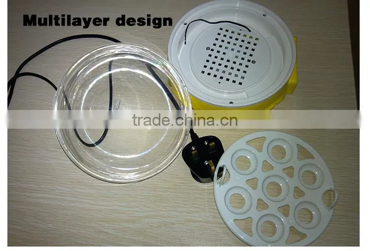 HHD 96% Hatching Rate Cheap Price Automatic Chicken Egg Incubator Hatching 7 Eggs For Sale Edward Brand From China