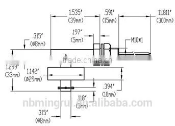 MR-L1 Tank Pool Liquid Level Sensor Right Angle Float Switch