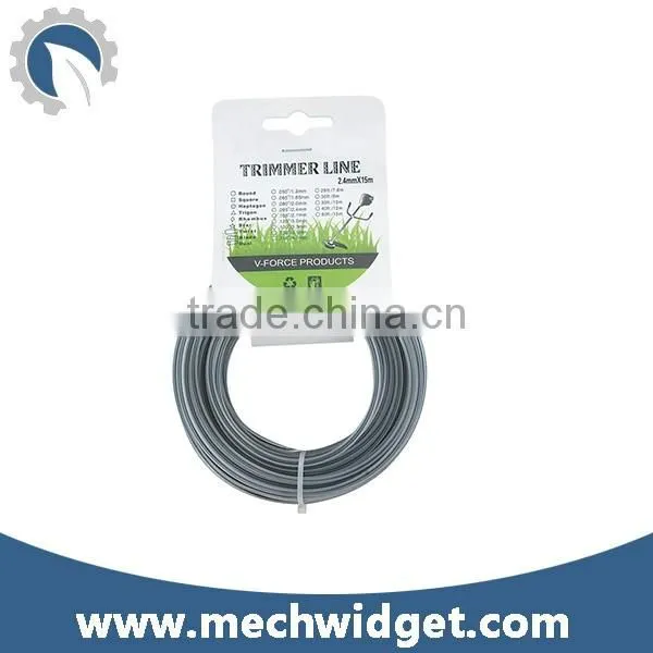 Green Quiet round twist square twist saw line Nylon grass trimmer line