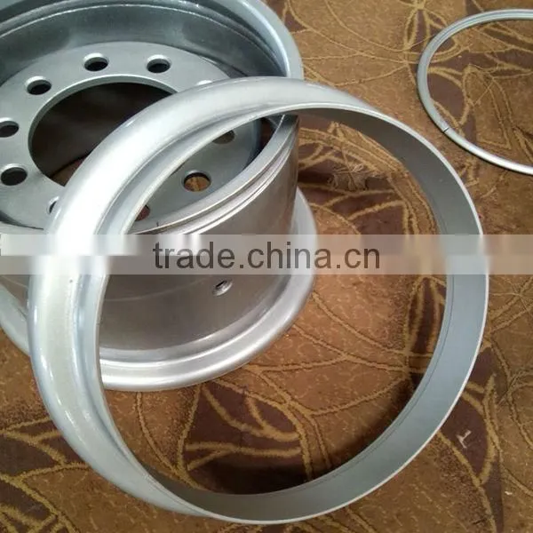wheel rim detachable flanges