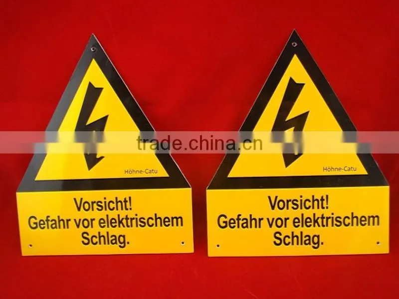 High quality customized pvc photoluminescent fire safety sign