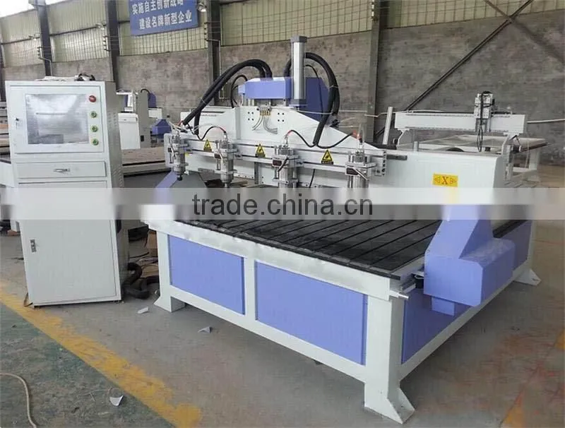 Spot Supply Chinese Good Machine Four Spindles 4 Axis CNC router Nc Studio System Copyrighted Software