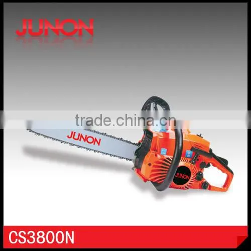 Gasoline popular 38cc used chainsaws for sale with Good Bar (CS3800N)